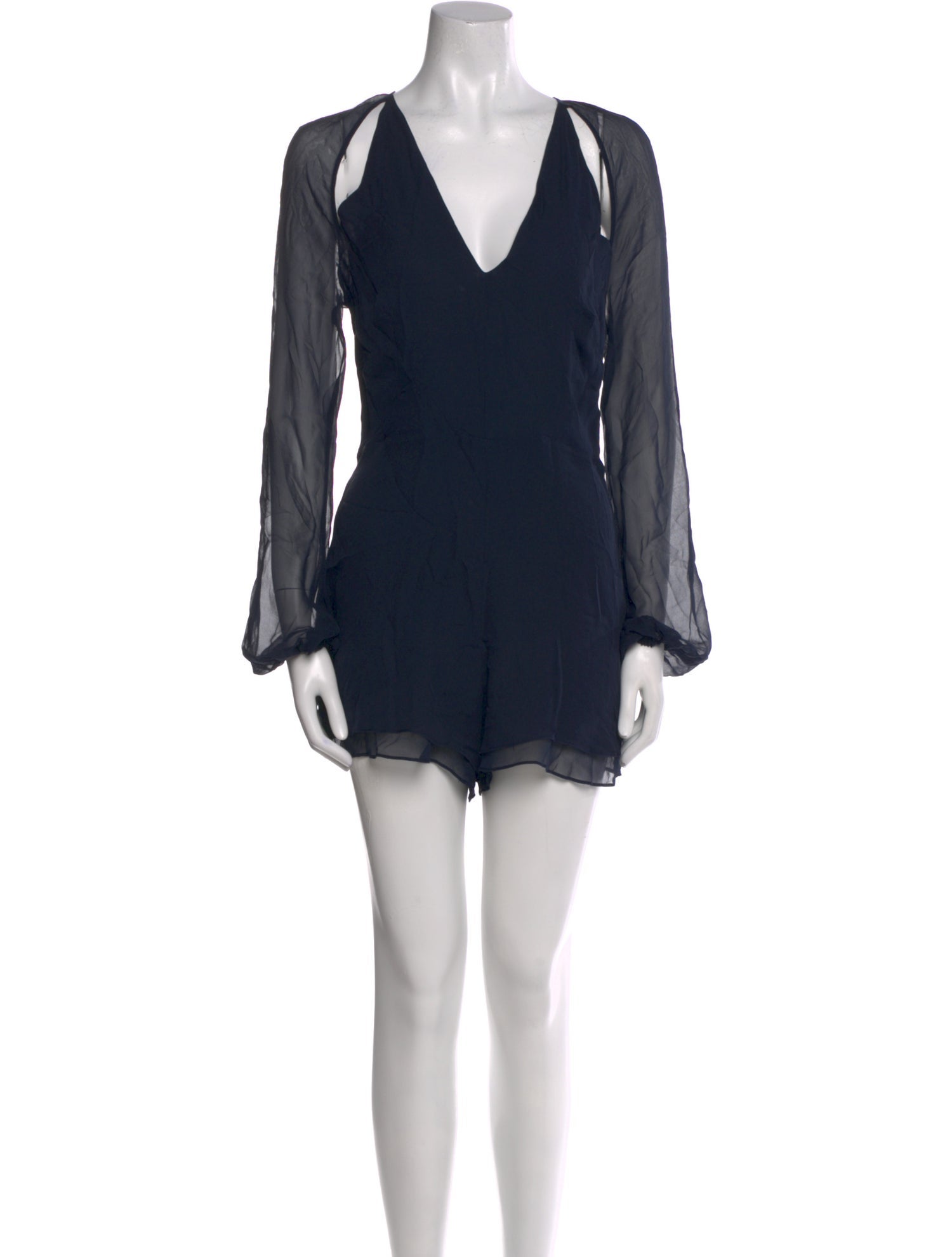 Intermix Silk V-Neck Romper