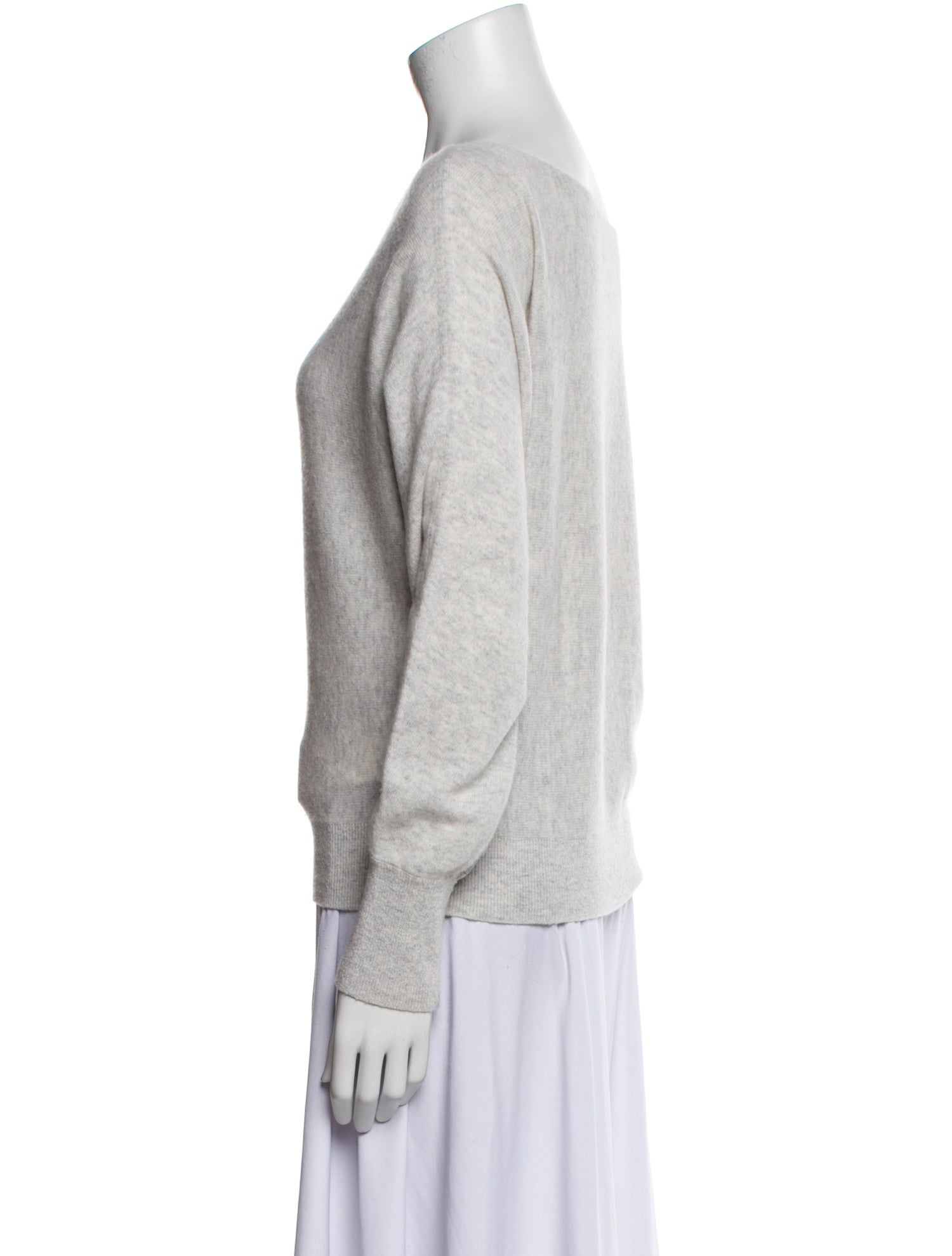 Intermix Wool Scoop Neck Sweater