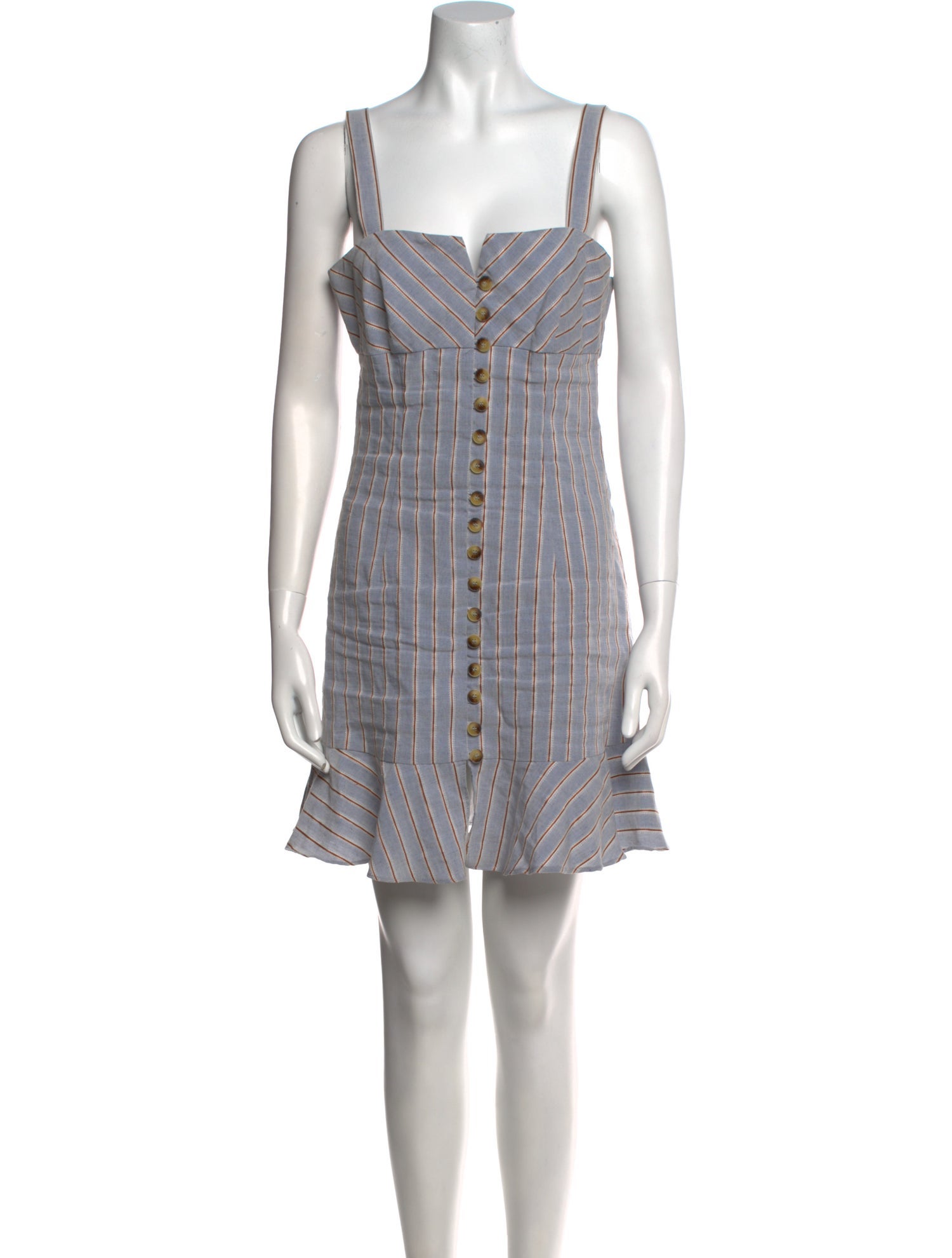 Intermix Striped Mini Dress