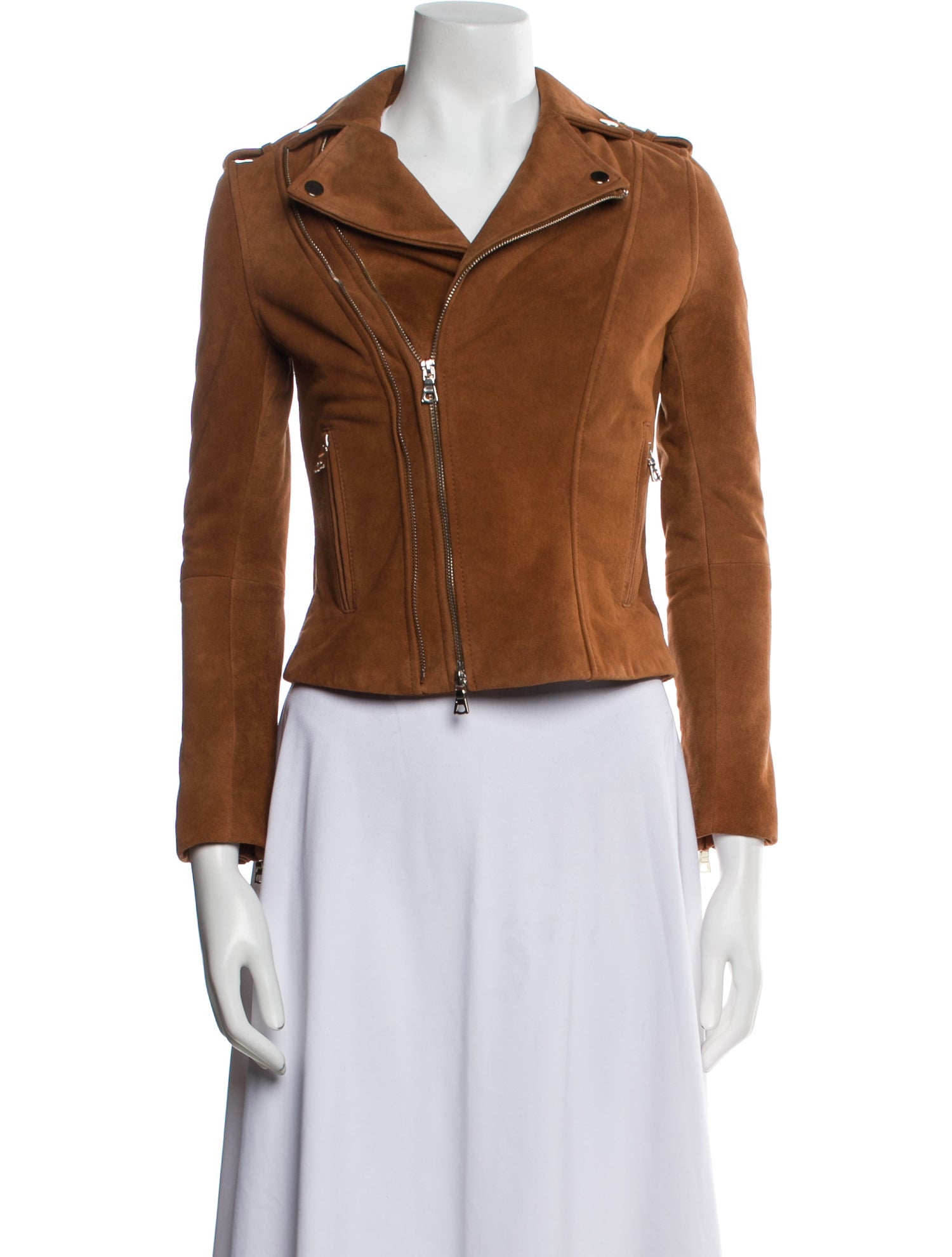 Intermix Suede Biker Jacket