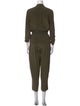 Intermix Silk Mock Neck Jumpsuit