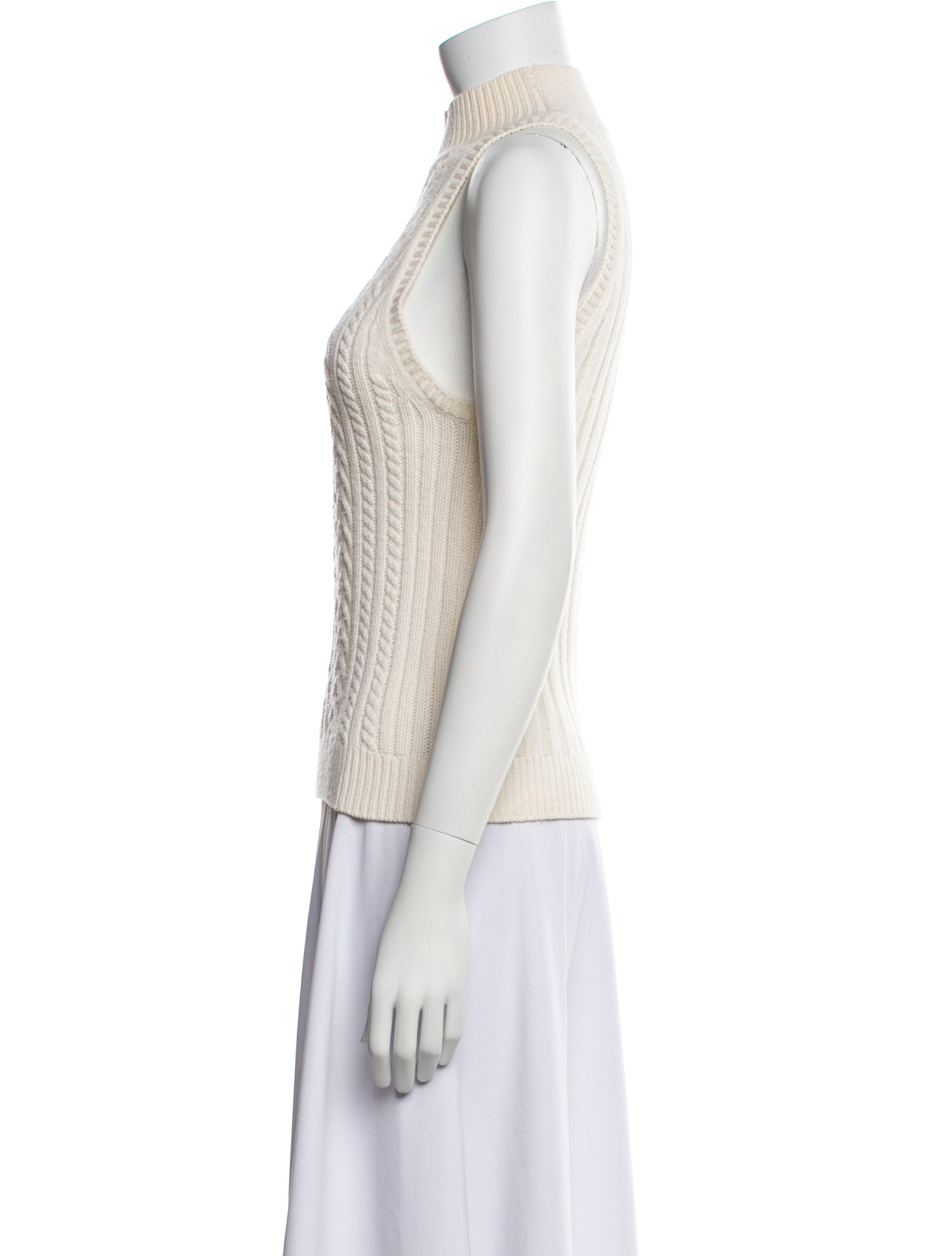 Intermix Wool Mock Neck Sweater