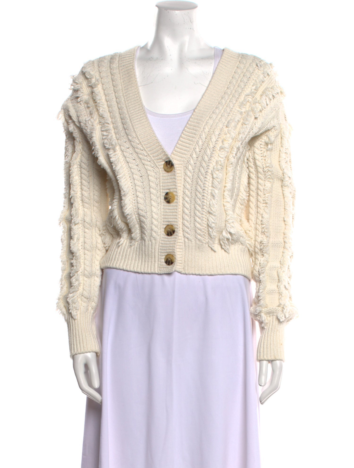 Intermix V-Neck Sweater