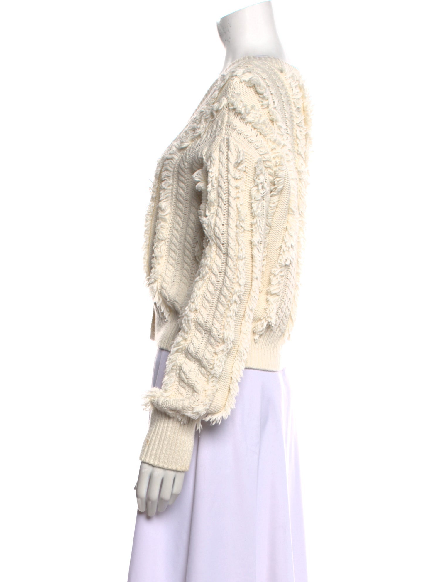 Intermix V-Neck Sweater