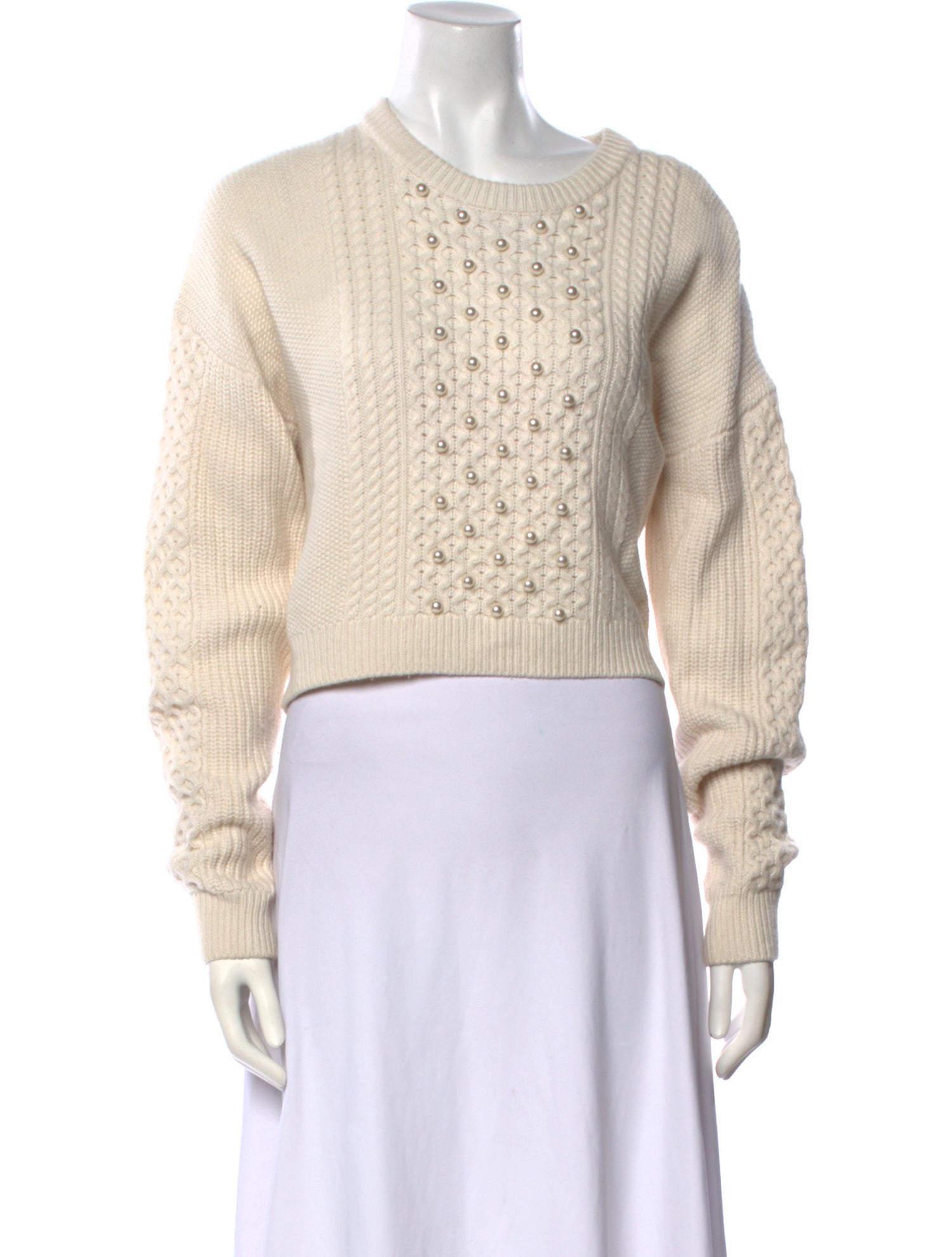 Intermix Scoop Neck Sweater