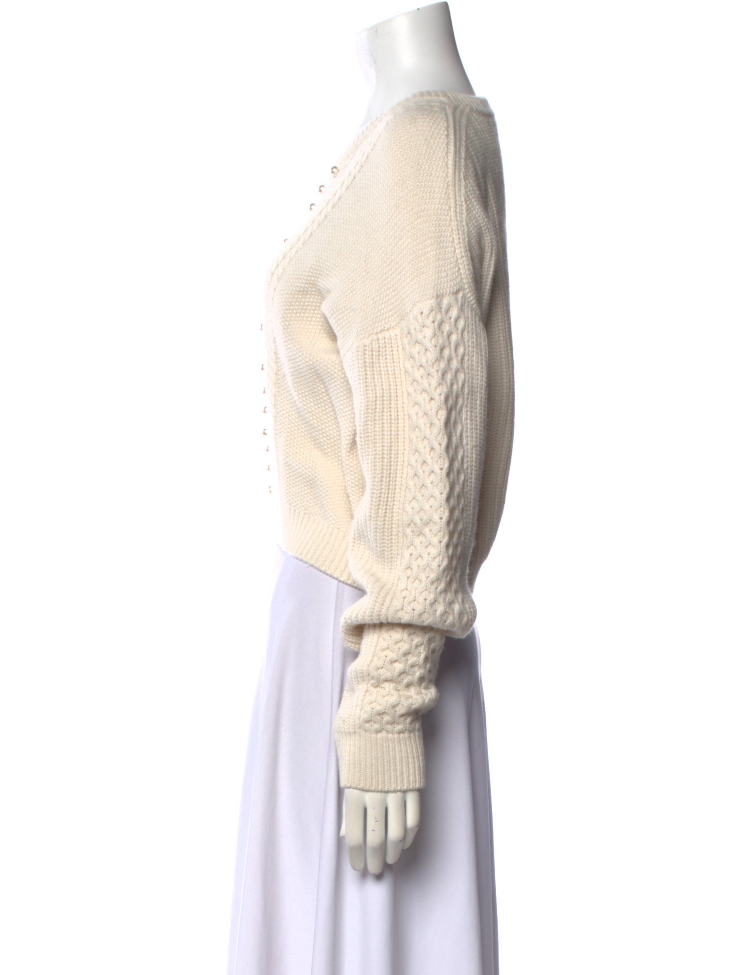 Intermix Scoop Neck Sweater