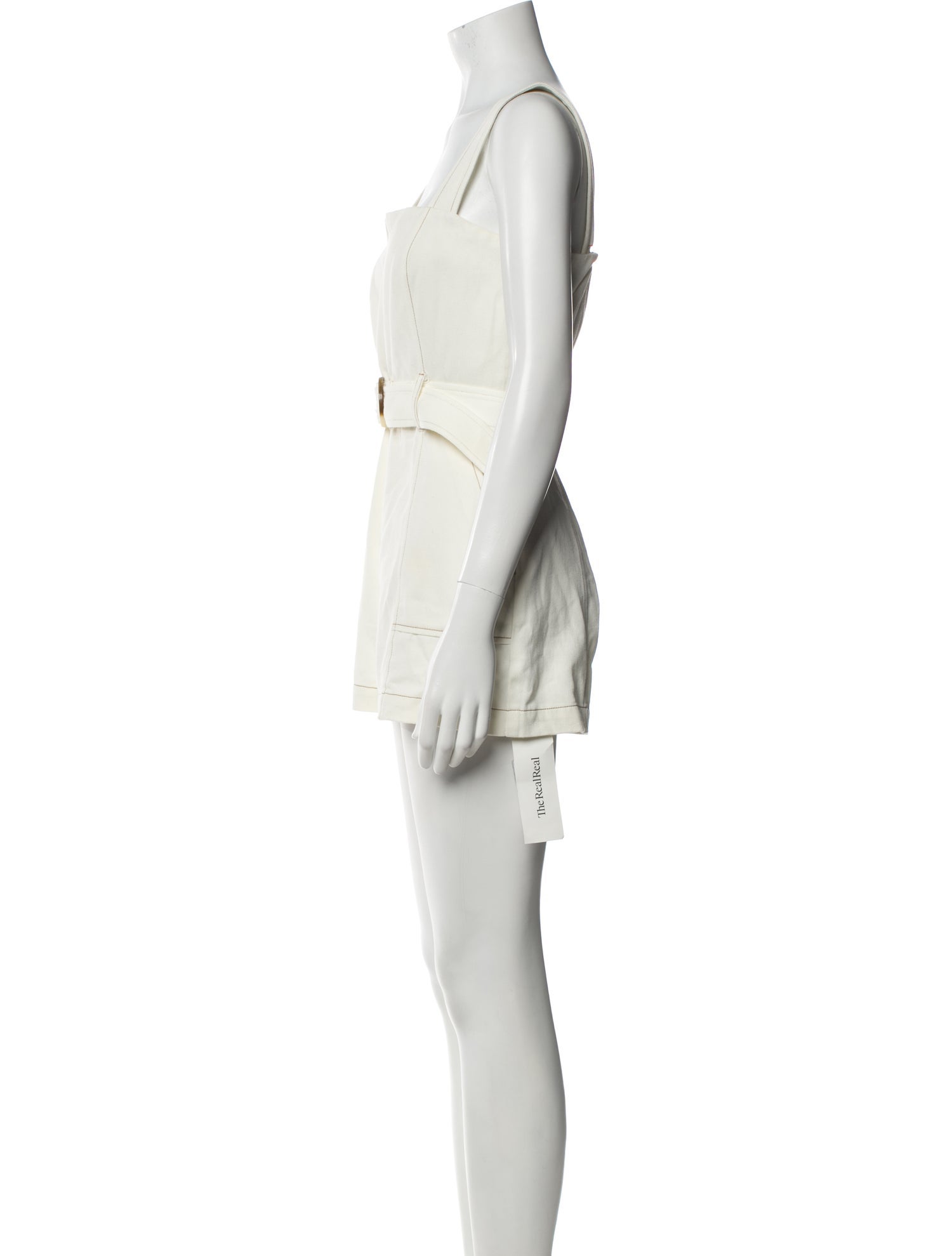 Intermix Square Neckline Romper