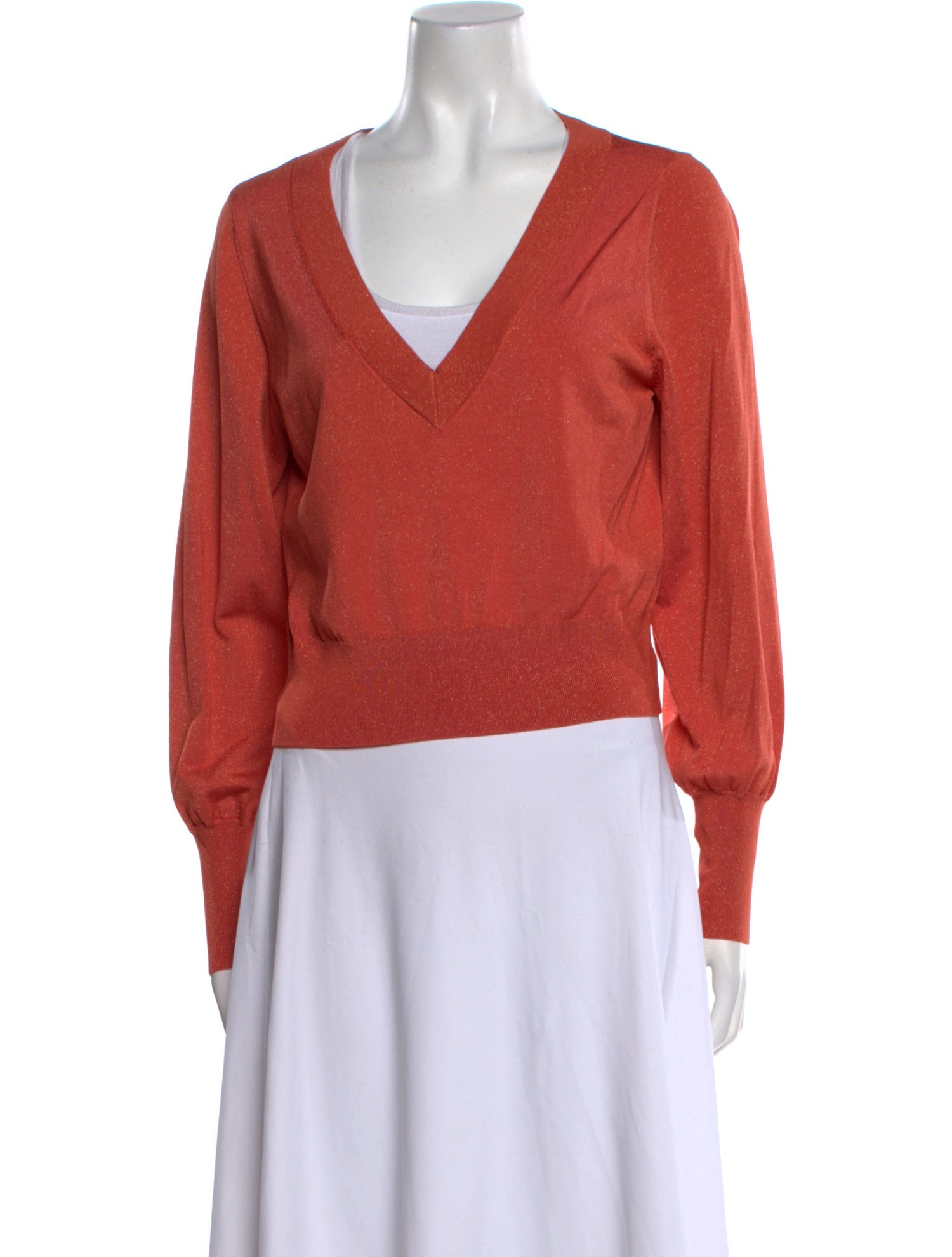 Intermix V-Neck Sweater