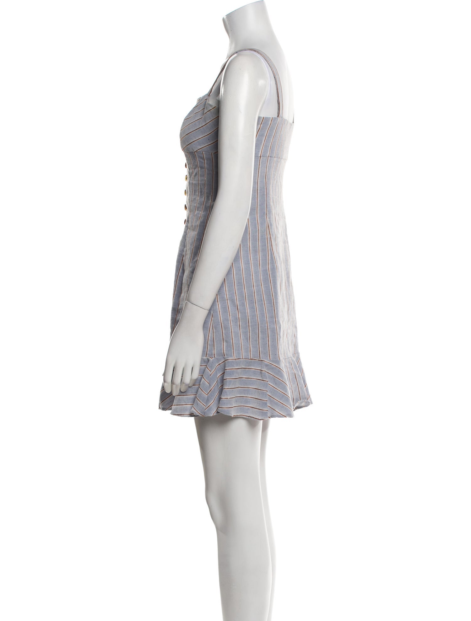 Intermix Striped Mini Dress