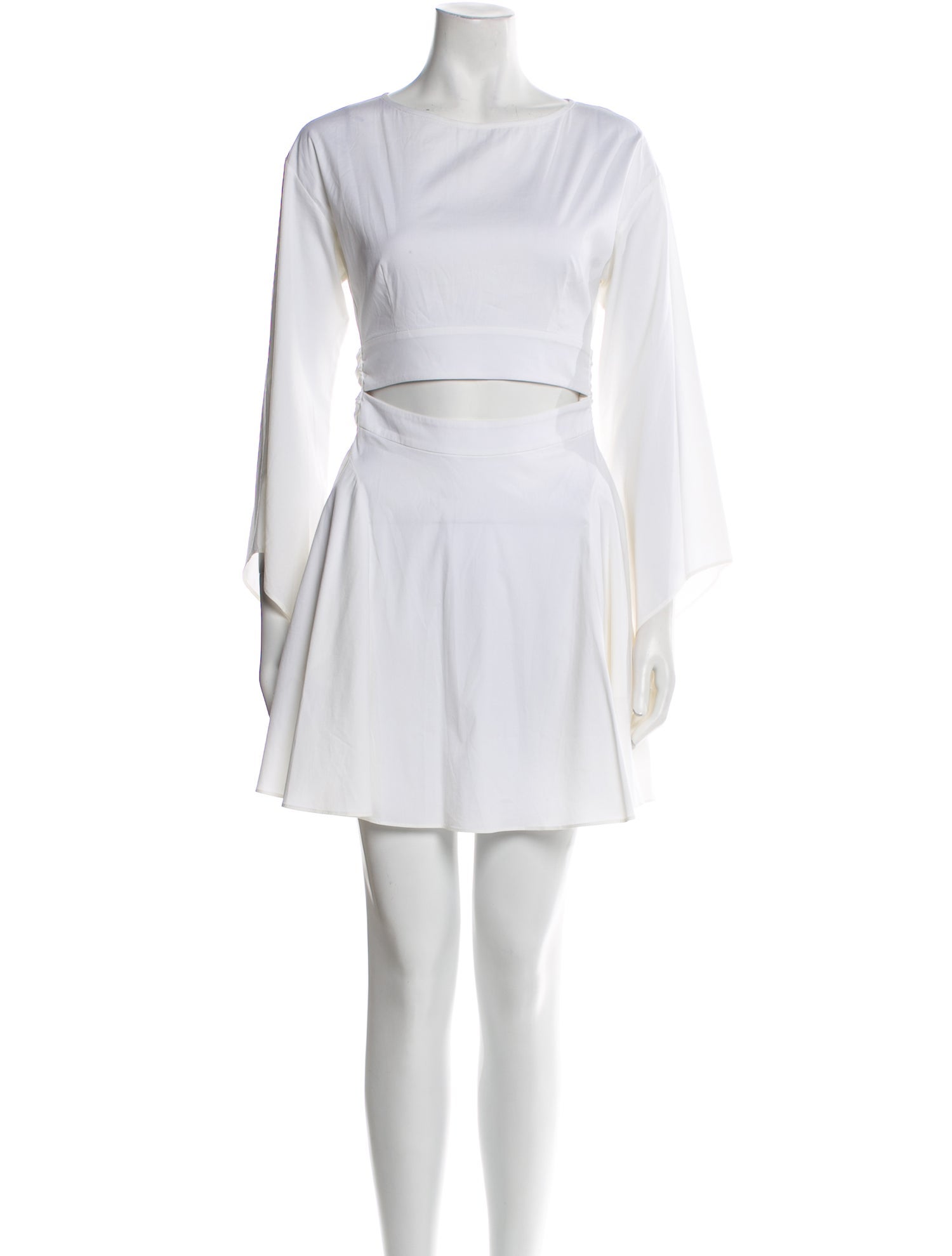 Intermix Bateau Neckline Mini Dress