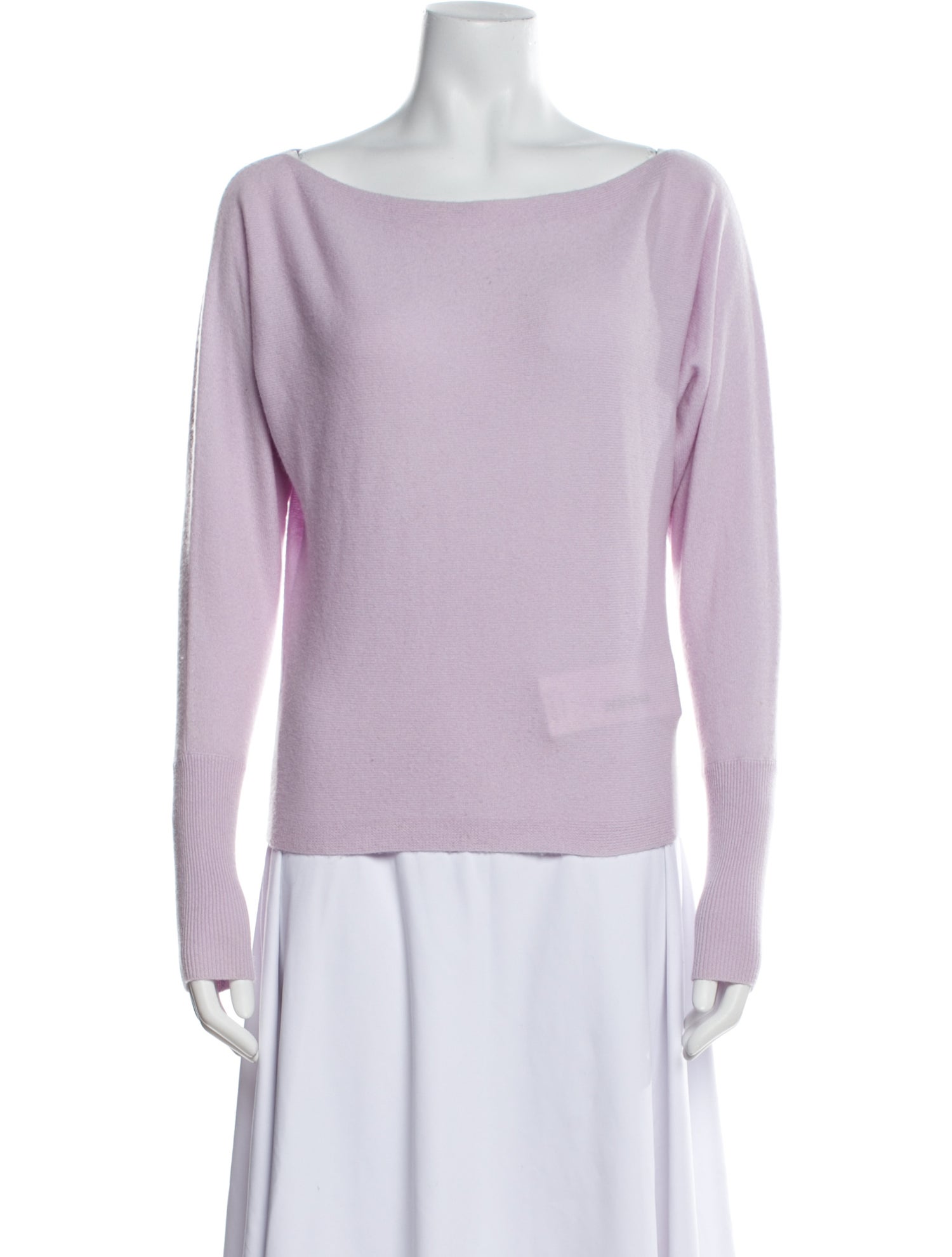 Intermix Cashmere Scoop Neck Sweater