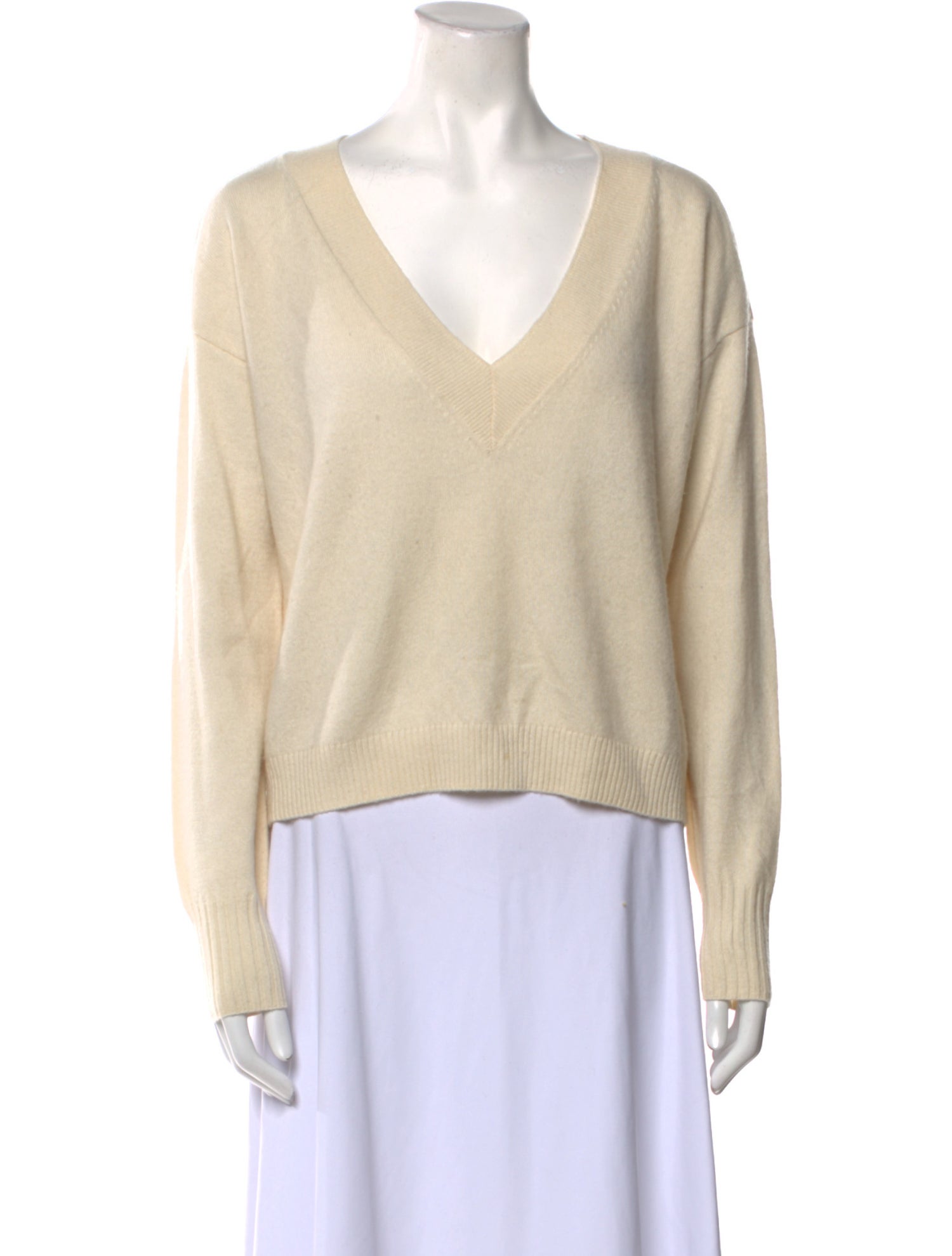 Intermix Cashmere V-Neck Sweater