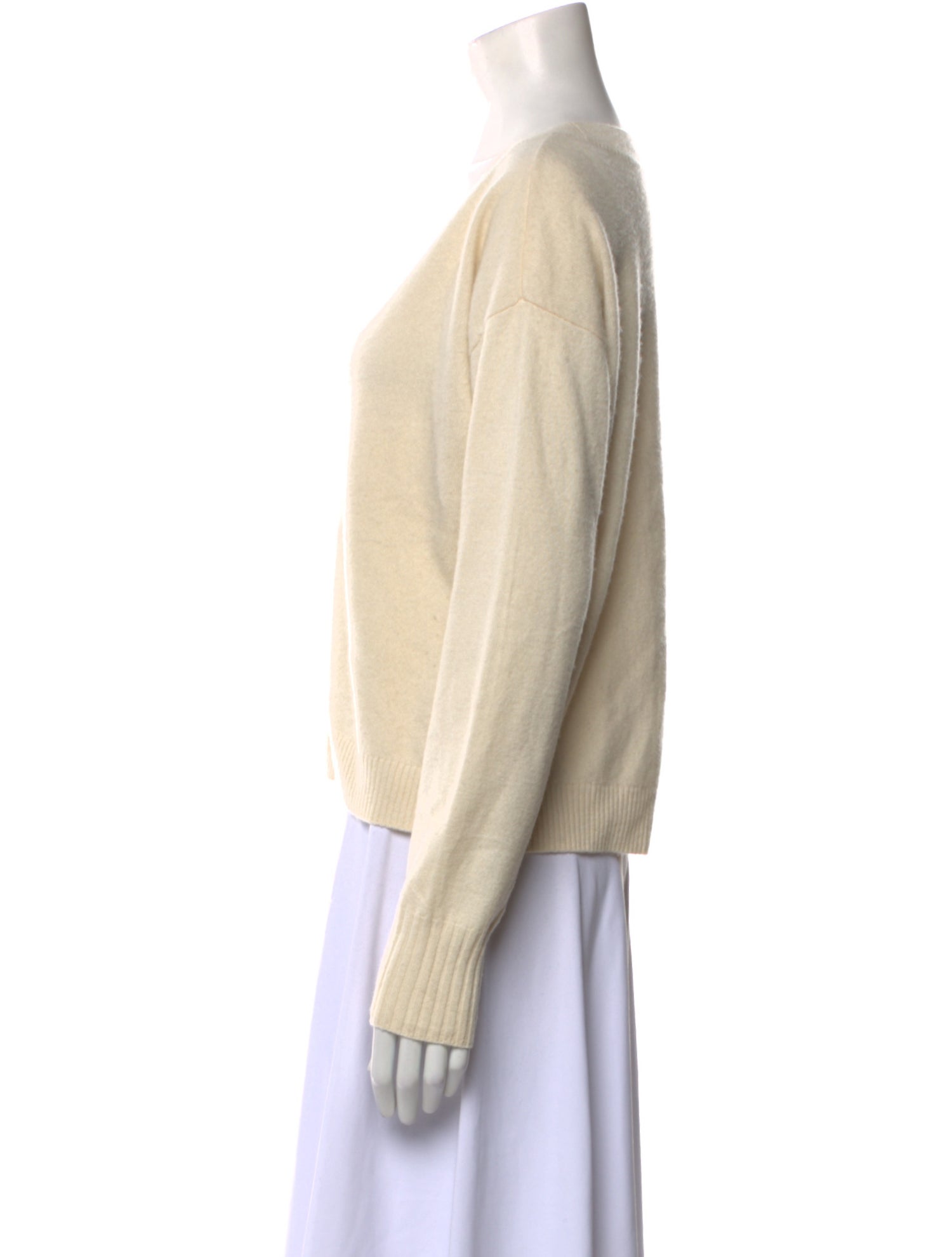 Intermix Cashmere V-Neck Sweater