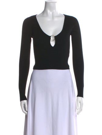 Intermix Scoop Neck Sweater