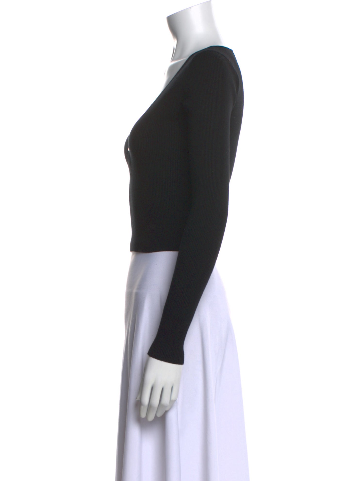 Intermix Scoop Neck Sweater