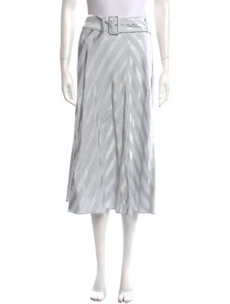 Intermix Ruffle Embellishment Midi Length Skirt