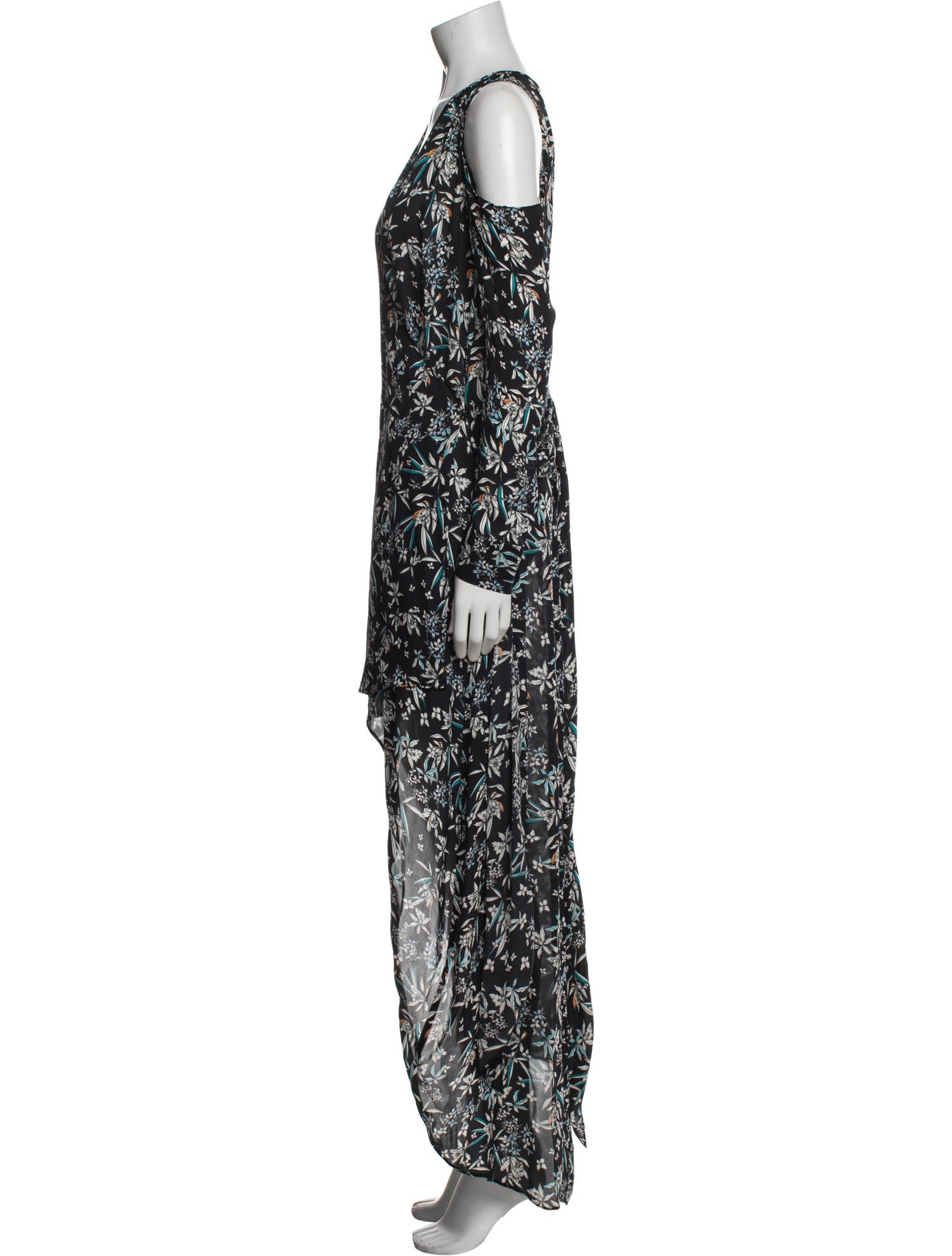 Intermix Silk Long Dress