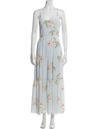 Intermix Silk Long Dress