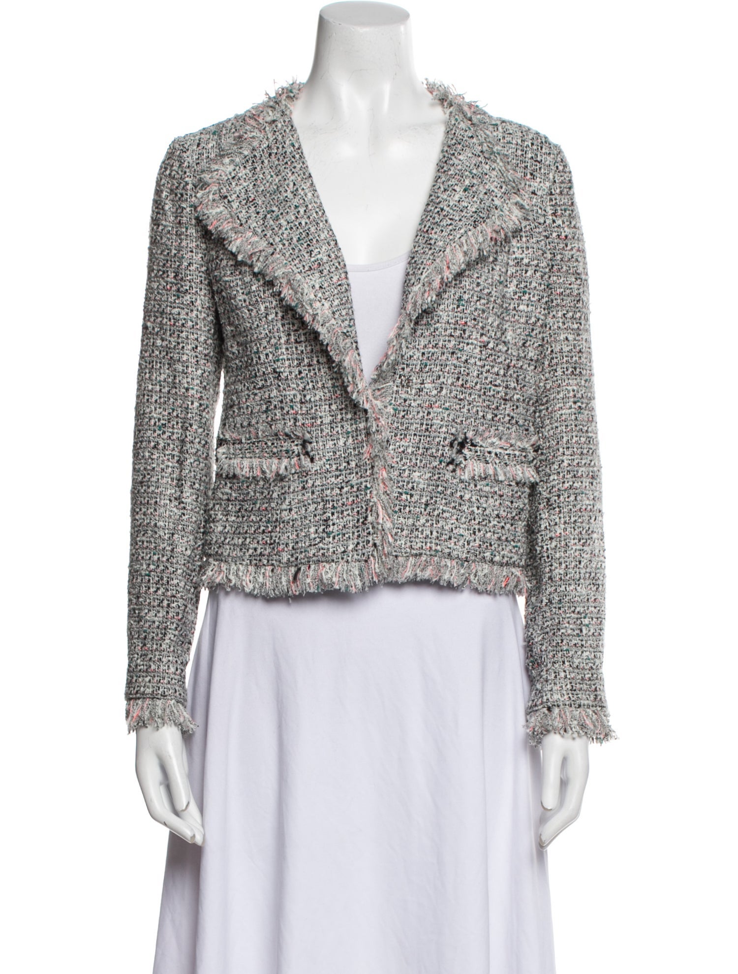 Intermix Tweed Pattern Blazer