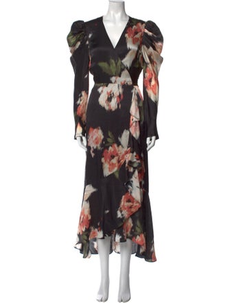 Intermix Silk Long Dress