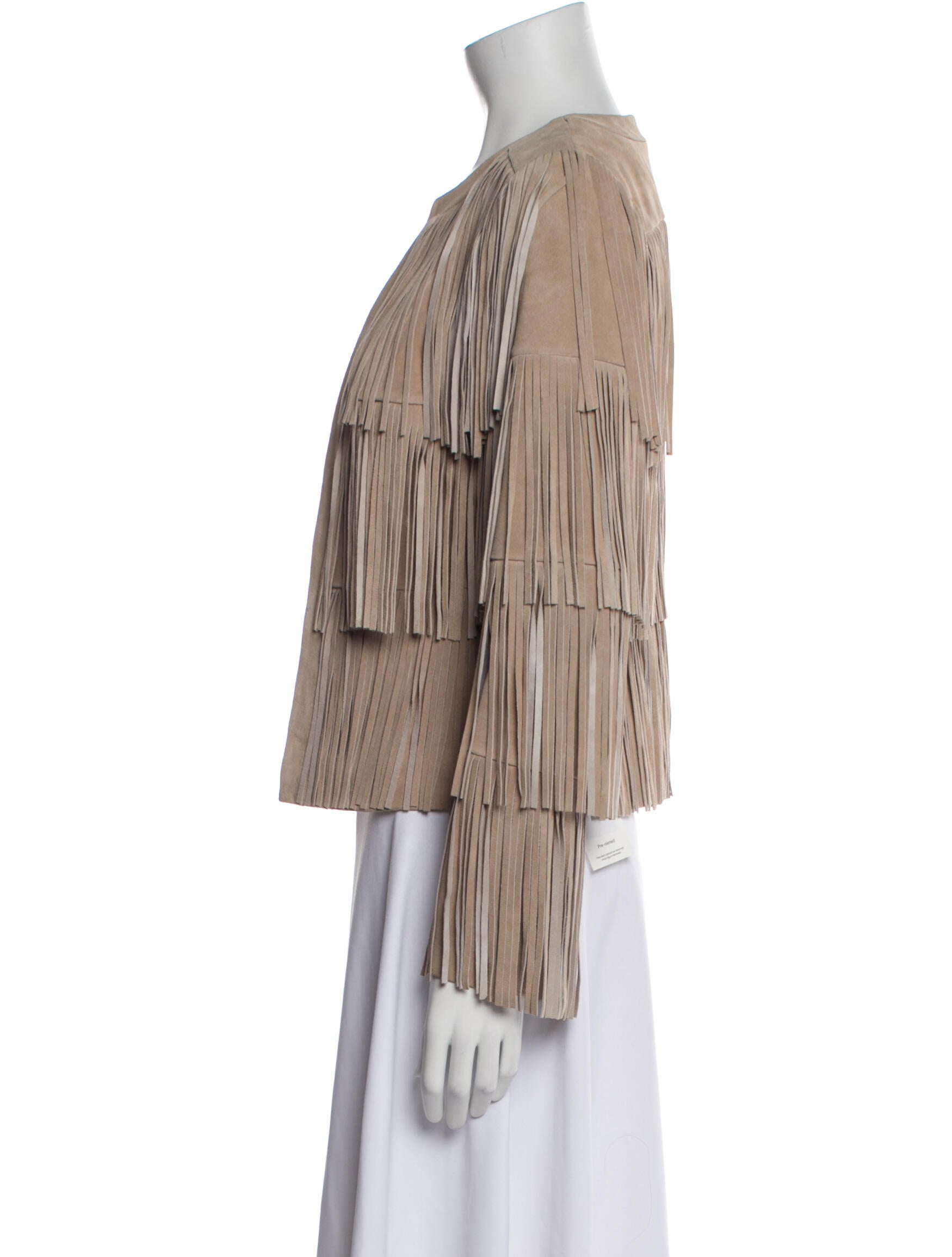 Intermix Leather Evening Jacket