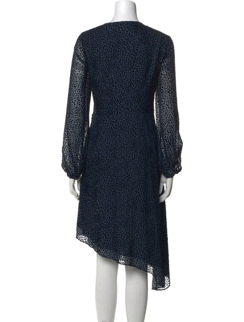 Intermix Printed Knee-Length Dress