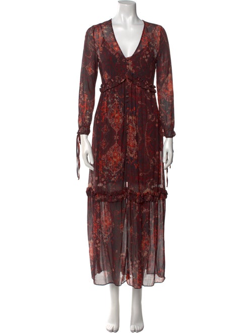 Intermix Silk Long Dress