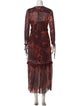Intermix Silk Long Dress