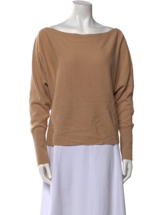 Intermix Cashmere Bateau Neckline Sweater