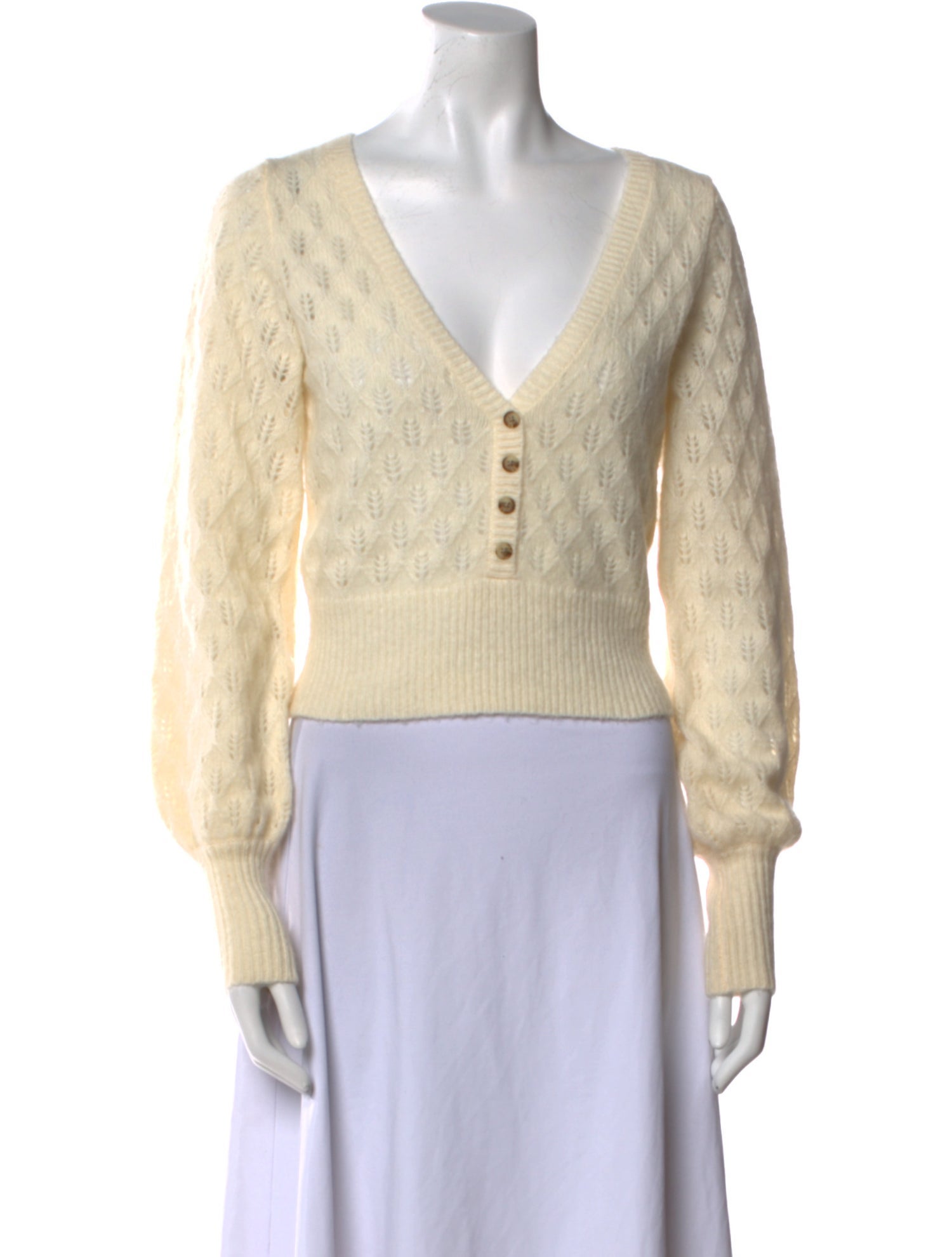 Intermix Wool V-Neck Sweater