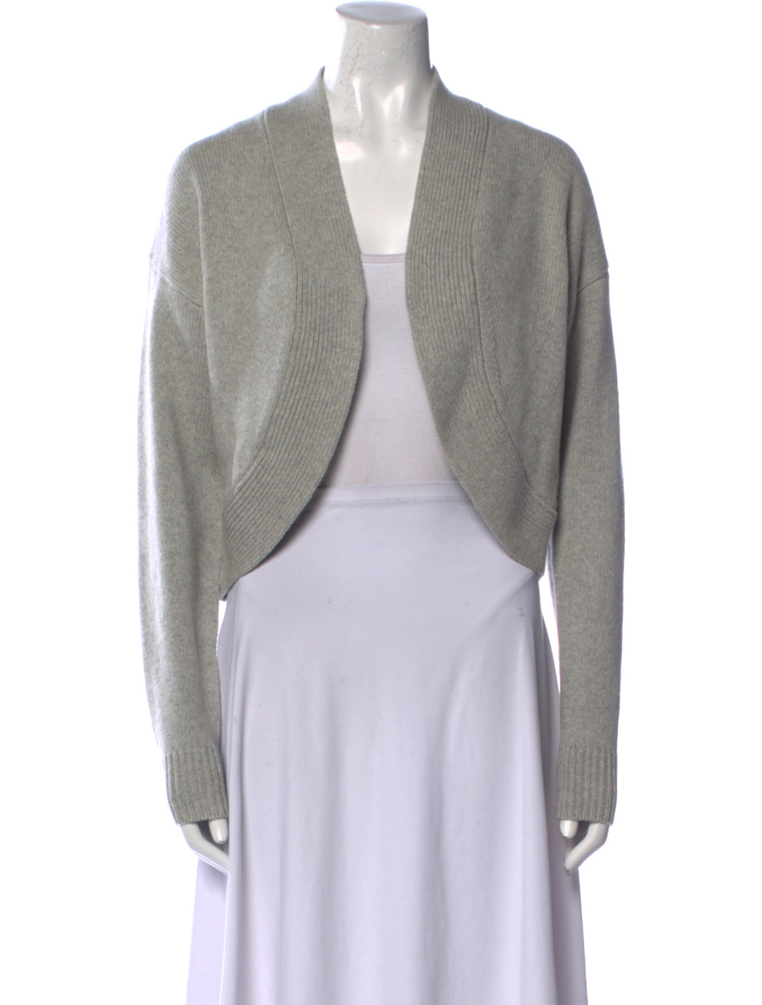 Intermix Wool Open Front Sweater