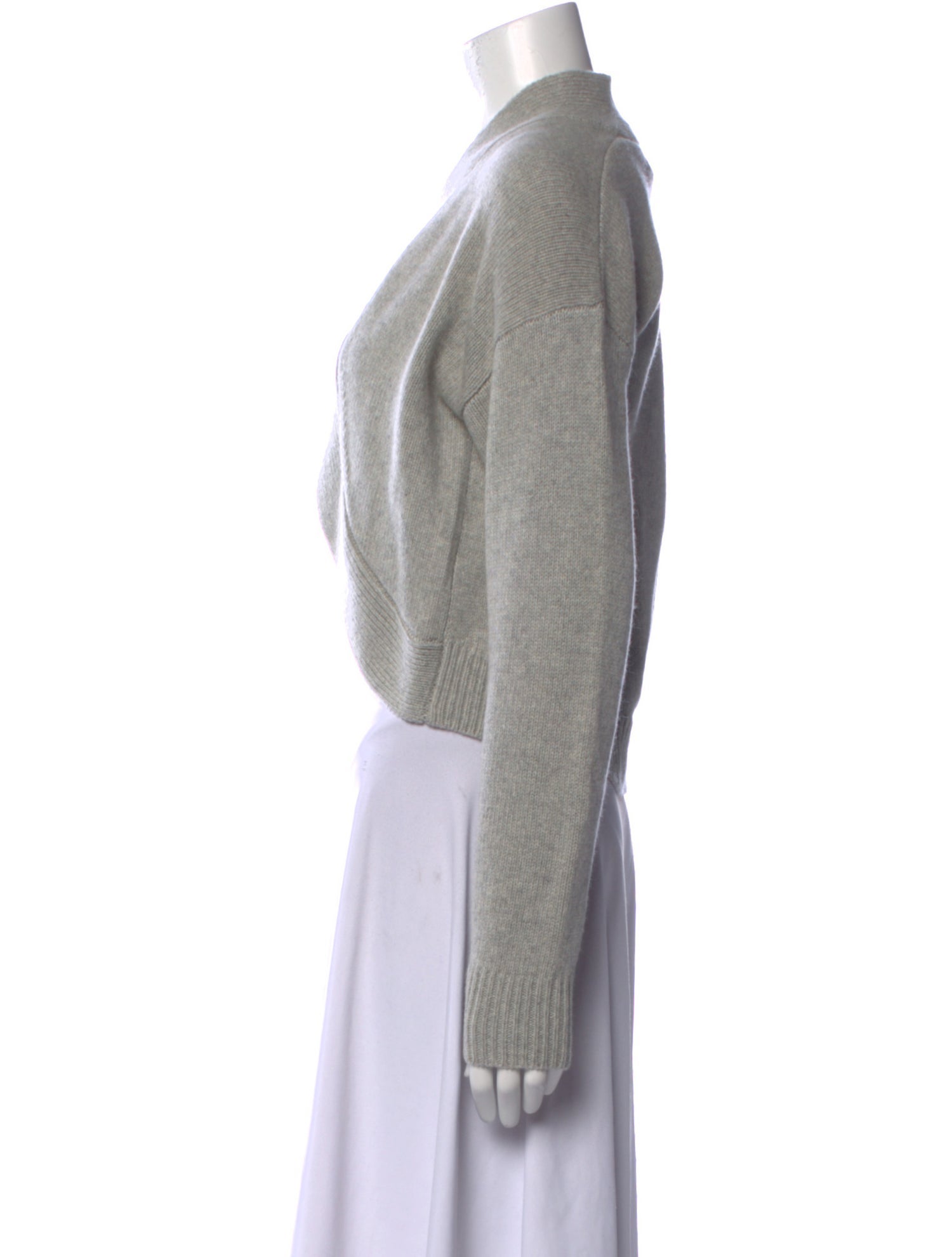 Intermix Wool Open Front Sweater