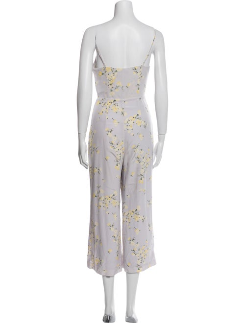 Intermix Silk Floral Print Jumpsuit