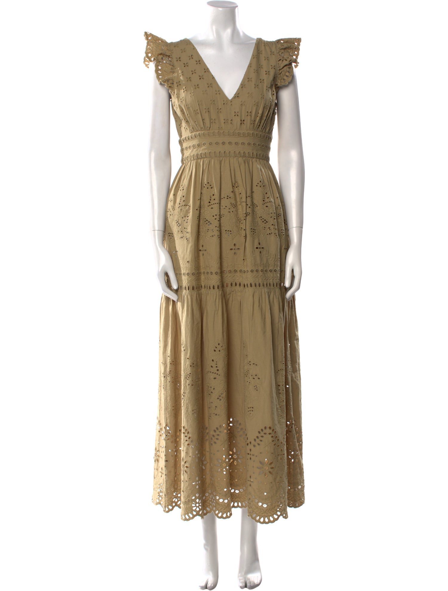 Intermix V-Neck Long Dress