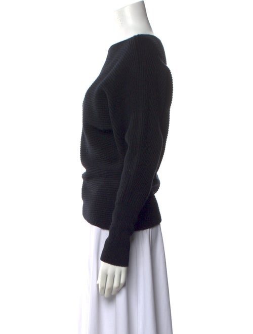 Intermix Wool Bateau Neckline Sweater