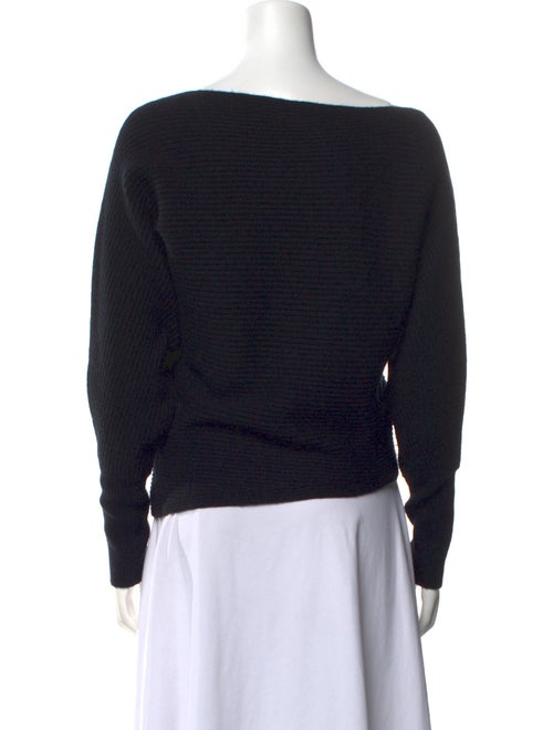 Intermix Wool Bateau Neckline Sweater