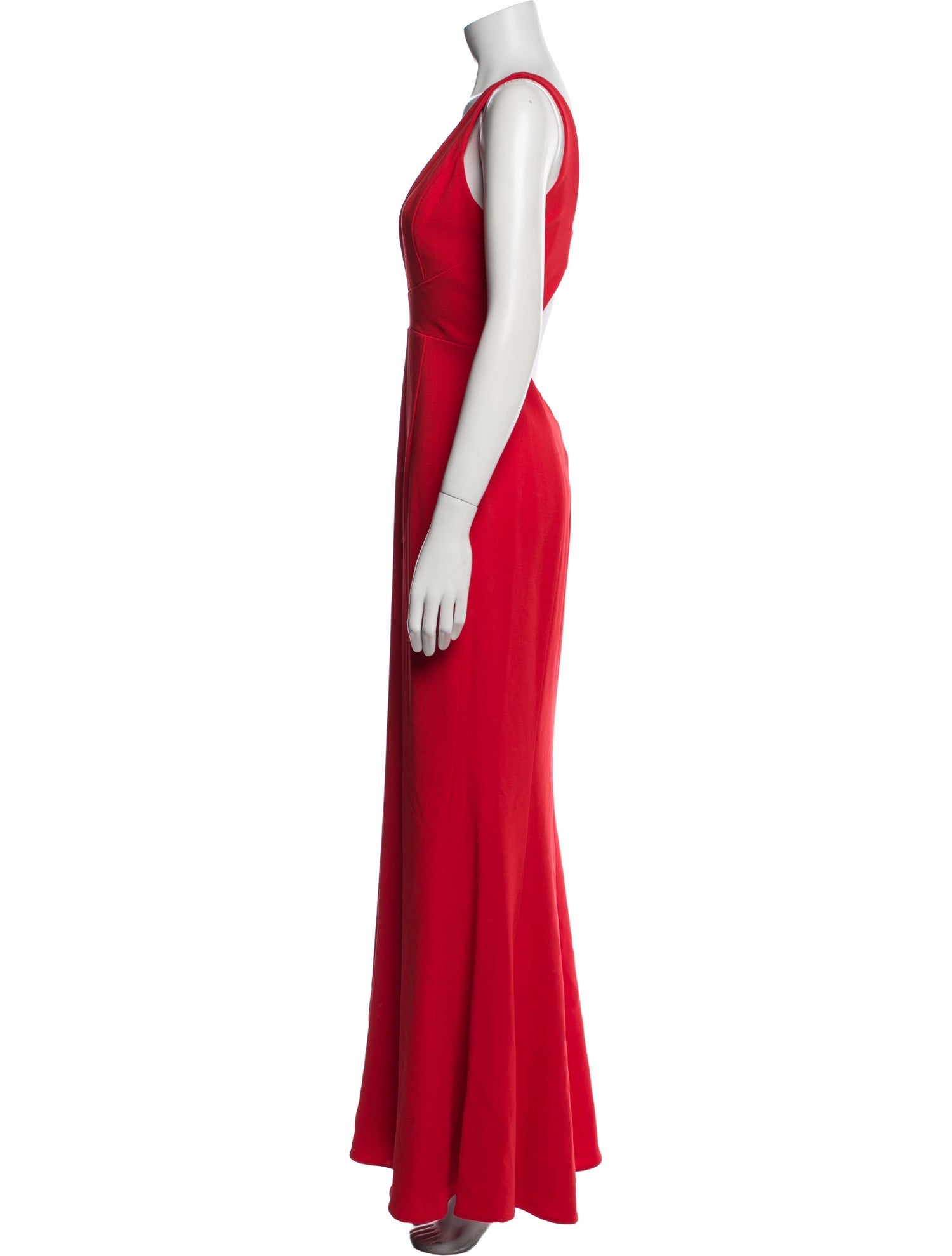 Intermix V-Neck Long Dress