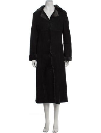 Intermix Shearling Faux Fur Coat