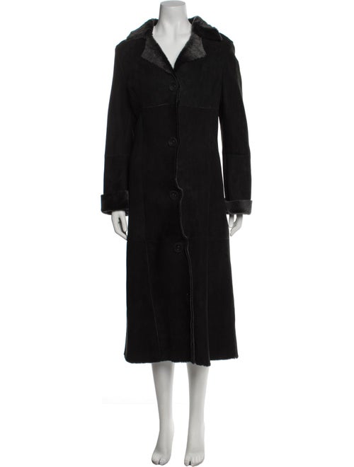 Intermix Shearling Faux Fur Coat