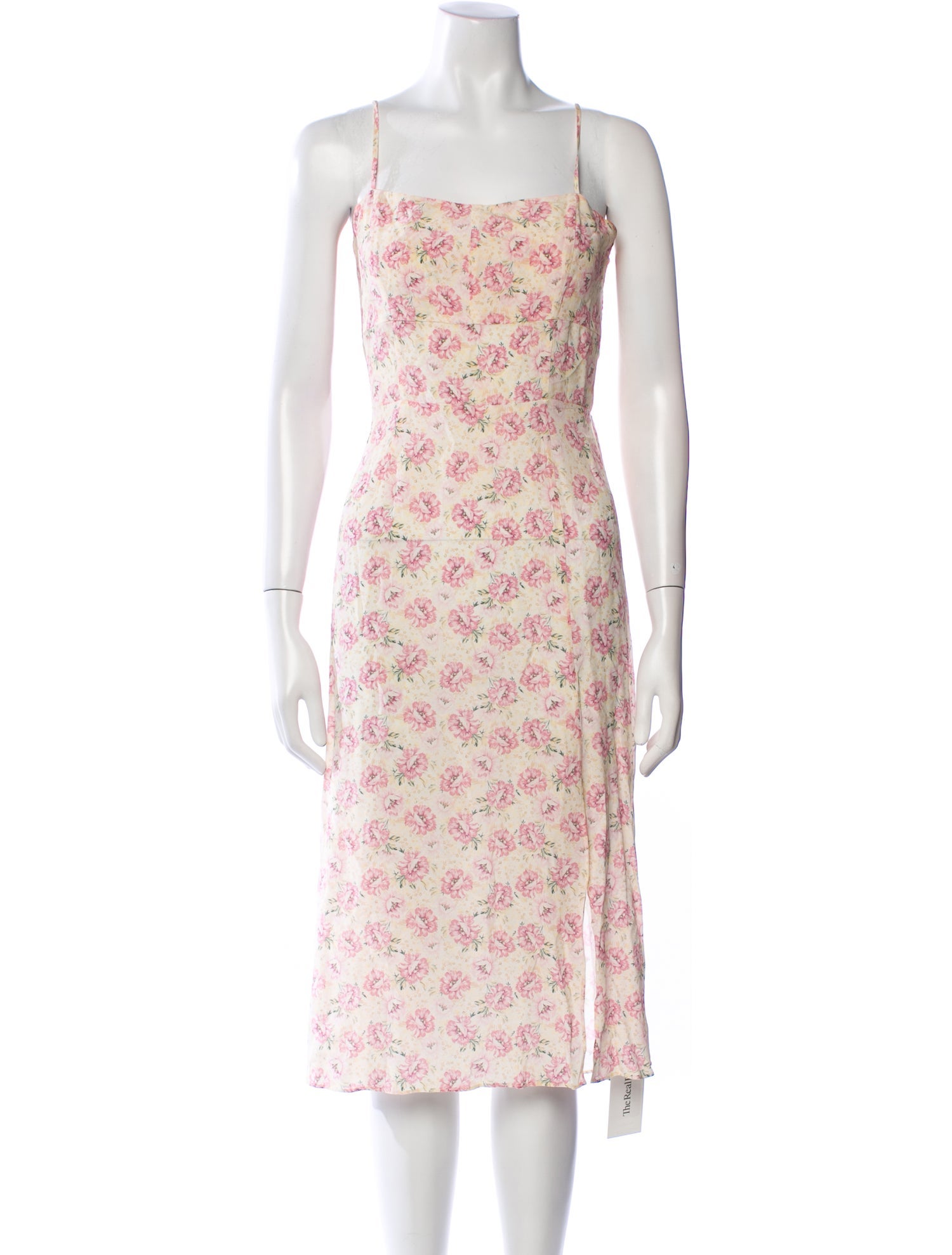 Intermix Silk Midi Length Dress