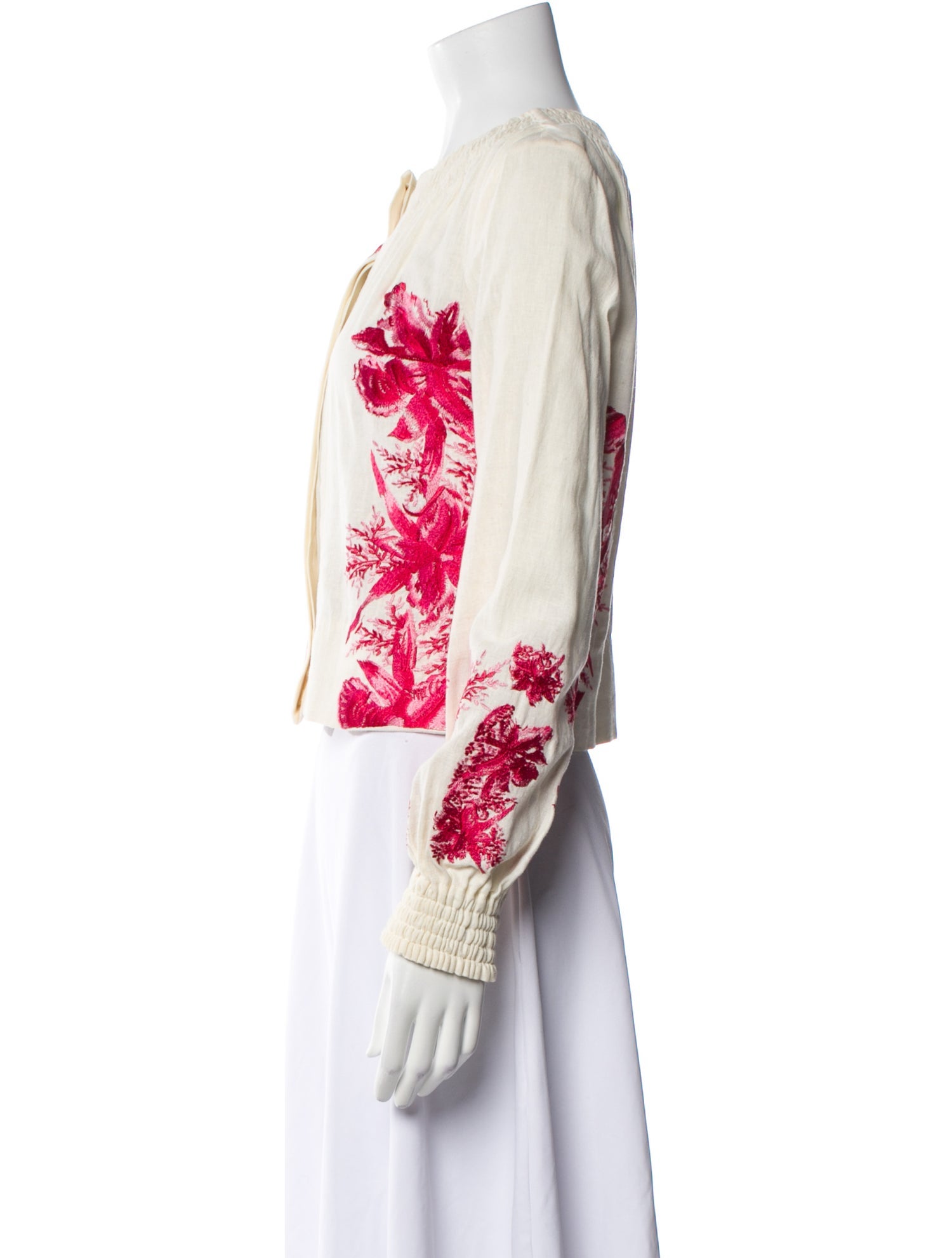 Intermix Floral Print Evening Jacket