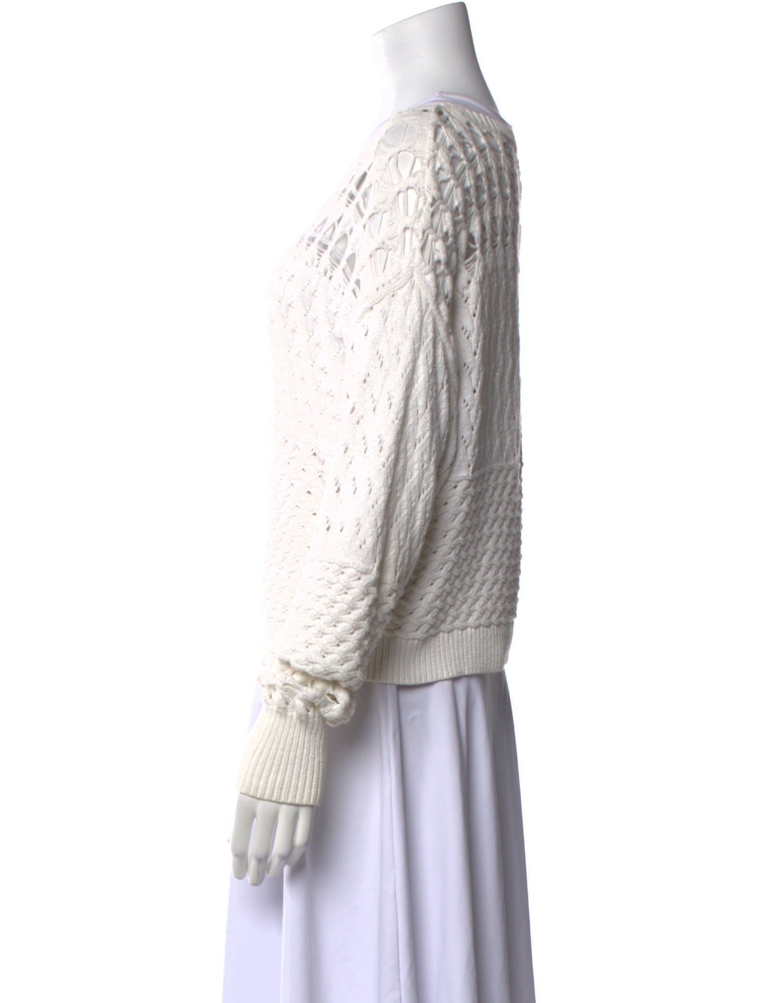 Intermix Scoop Neck Sweater