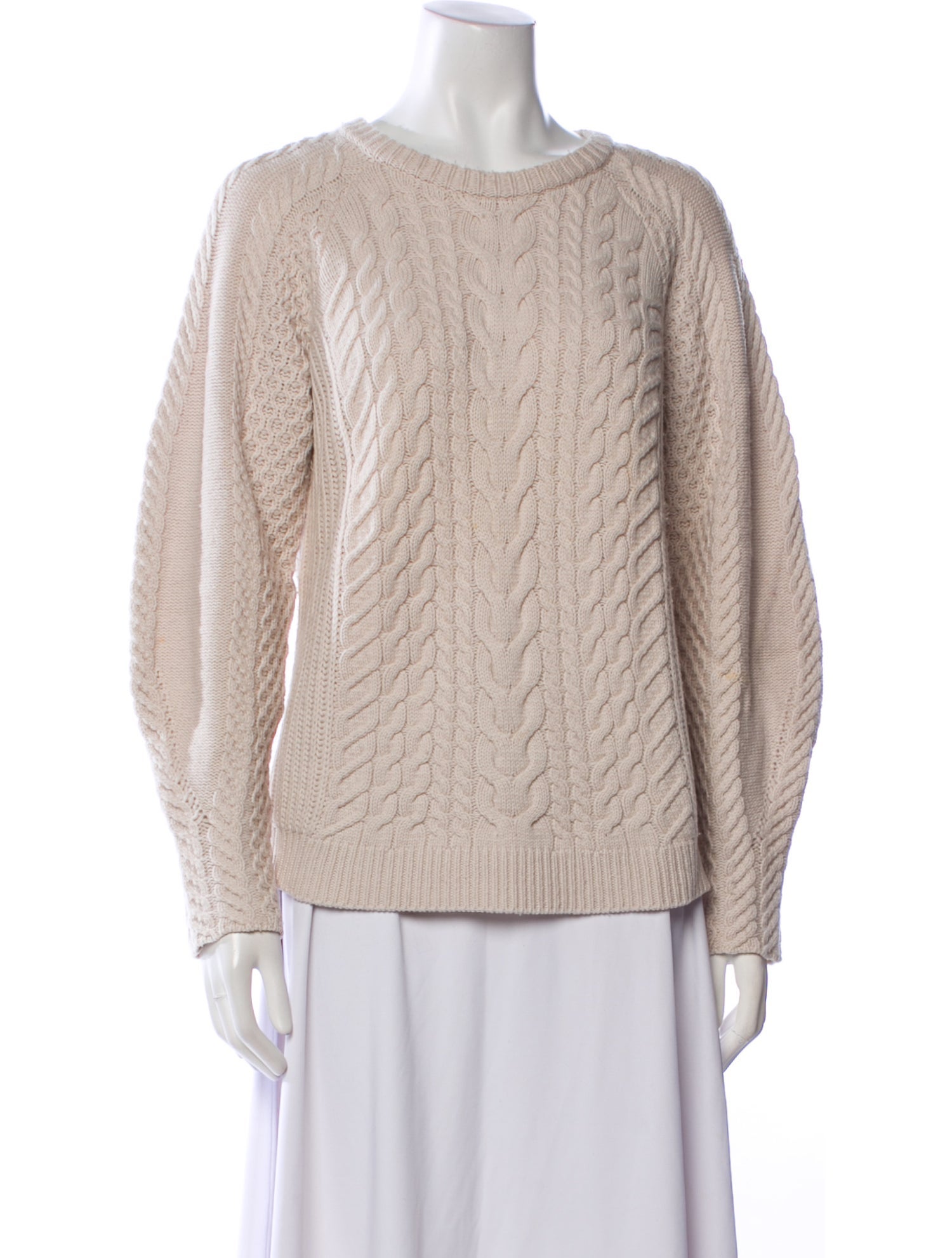Intermix Wool Scoop Neck Sweater