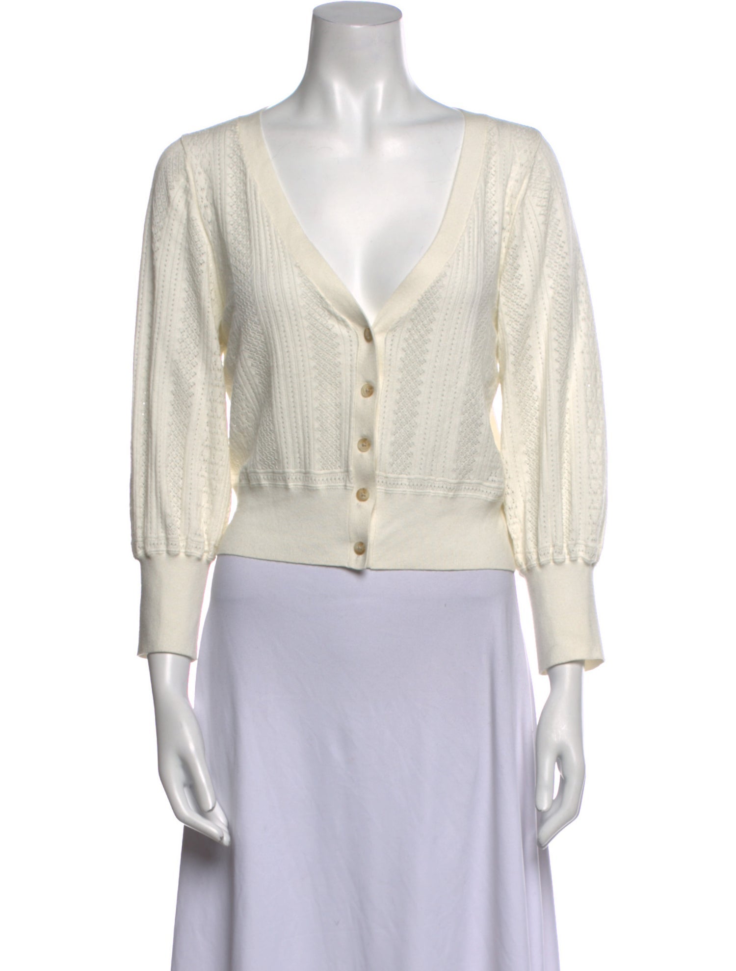 Intermix V-Neck Sweater
