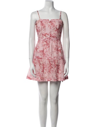 Intermix Floral Print Mini Dress