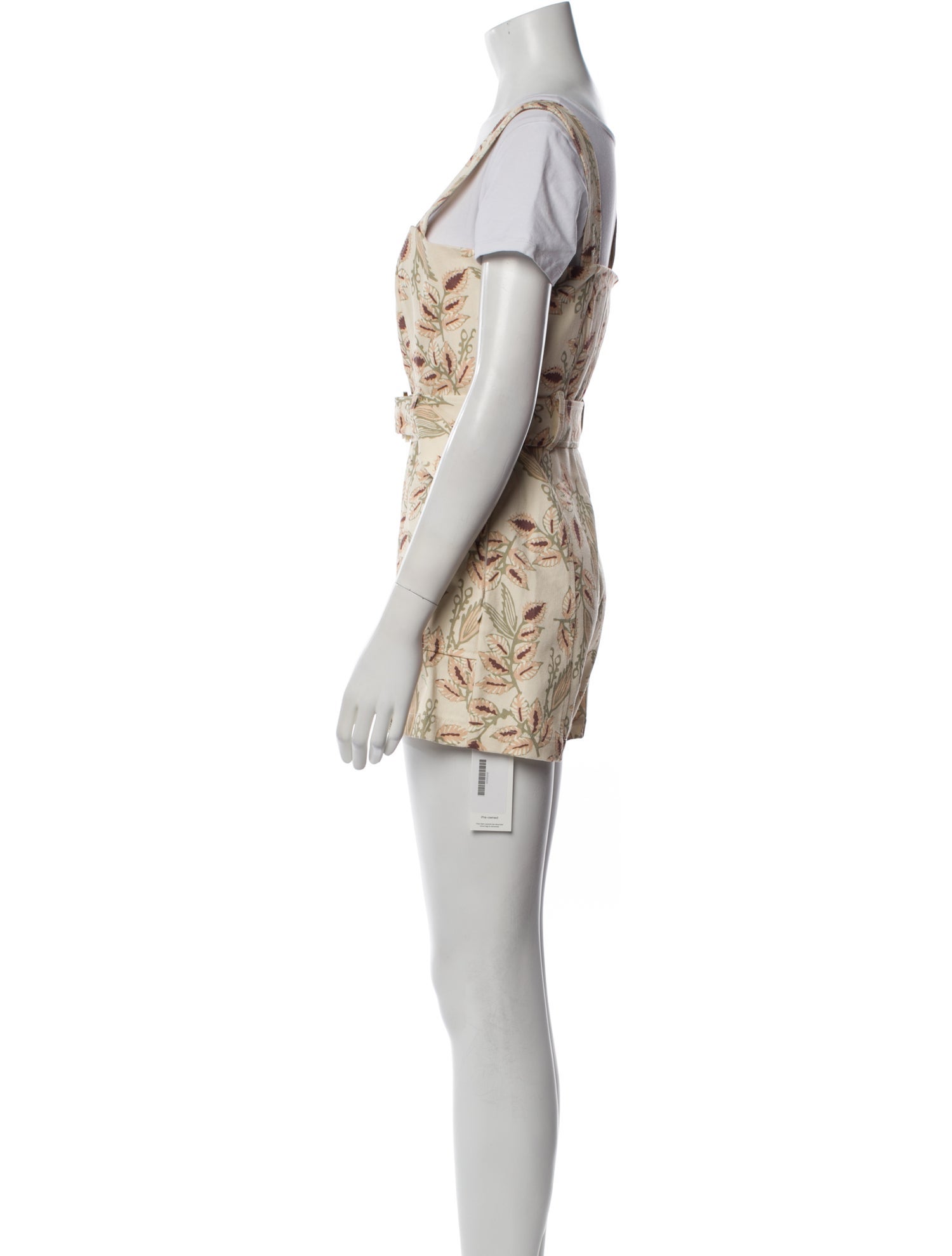 Intermix Printed Square Neckline Romper w/ Tags