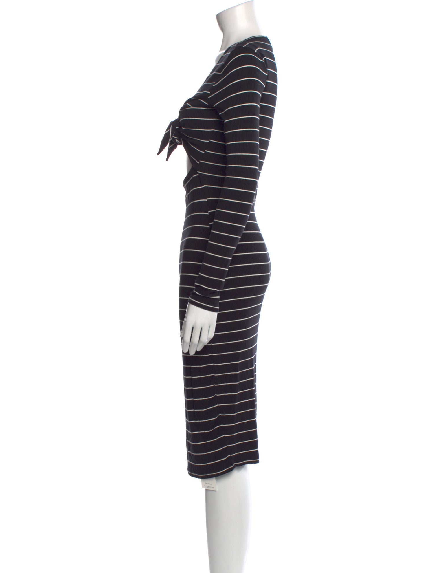 Intermix Striped Midi Length Dress