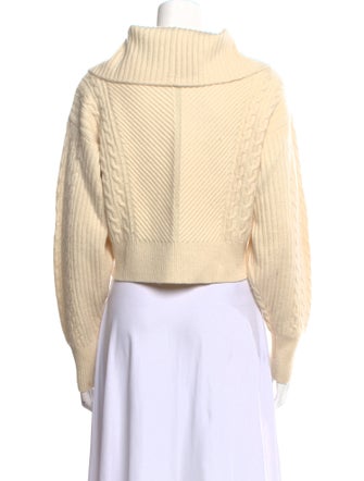 Intermix Wool Mock Neck Sweater