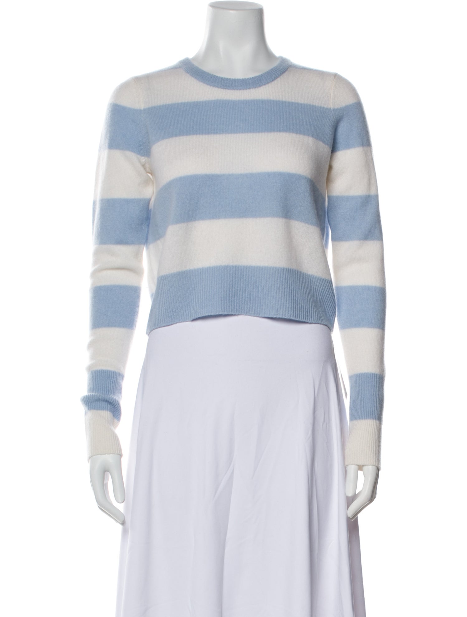 Intermix Cashmere Striped Sweater