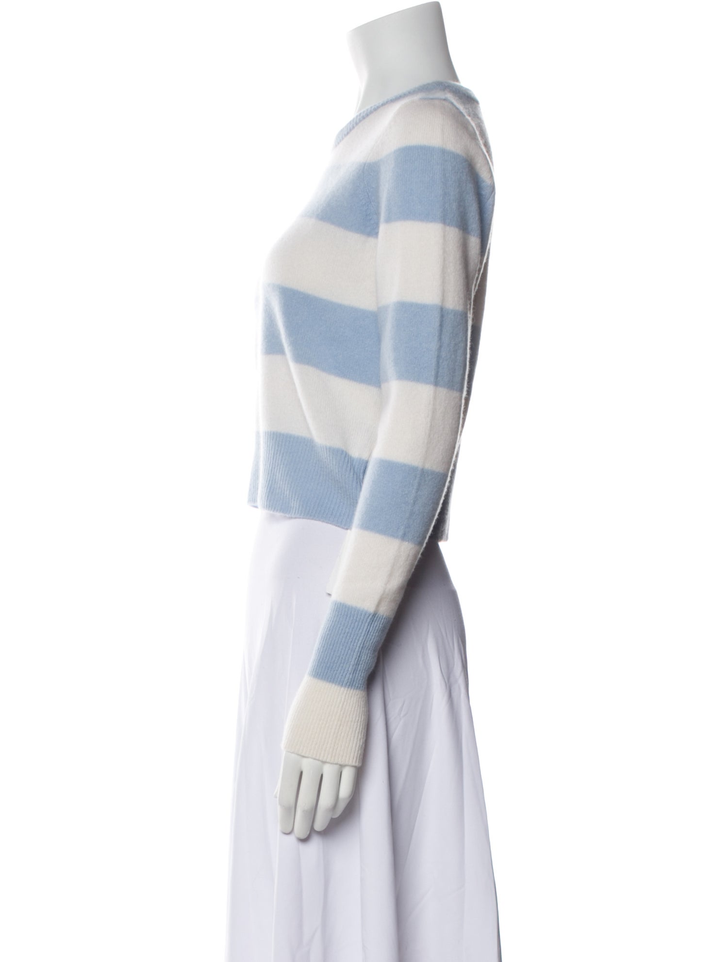 Intermix Cashmere Striped Sweater